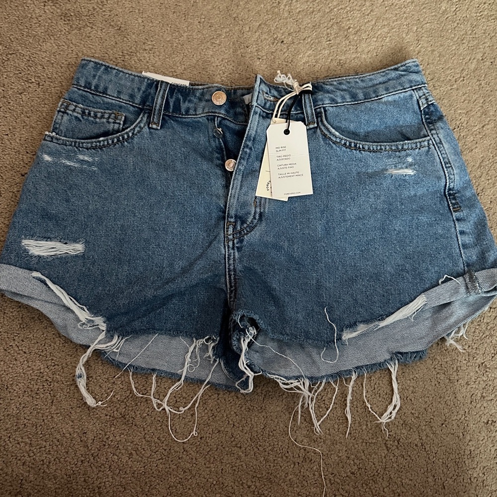 F21 Jean Shorts